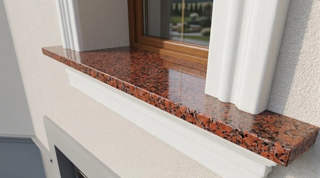 Parapety kamienne wewnętrzne i zewnętrzne